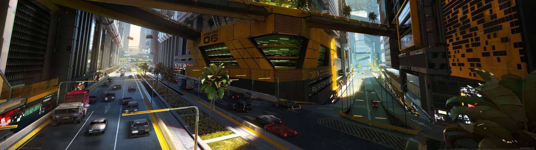 Cyberpunk 2077 superwide achtergrond 54