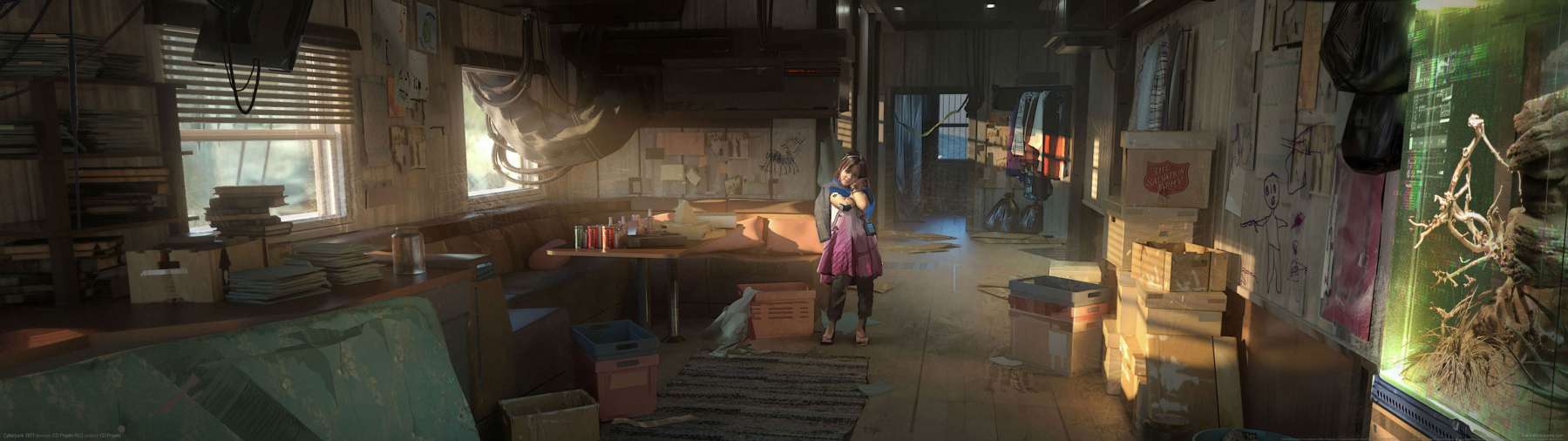 Cyberpunk 2077 superwide achtergrond 55