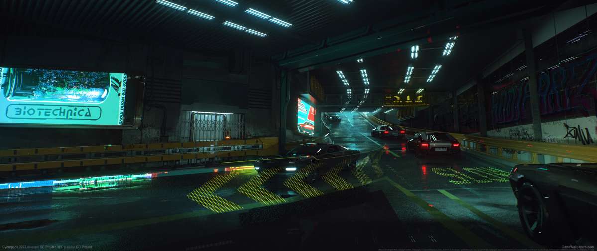 Cyberpunk 2077 ultrawide achtergrond 62
