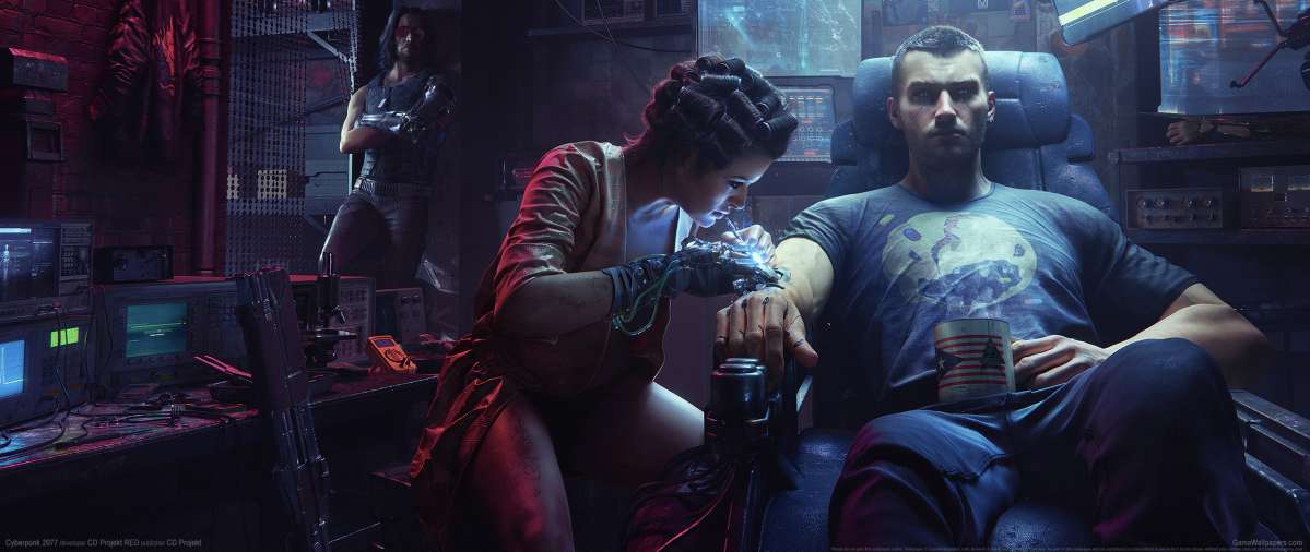 Cyberpunk 2077 ultrawide achtergrond 66