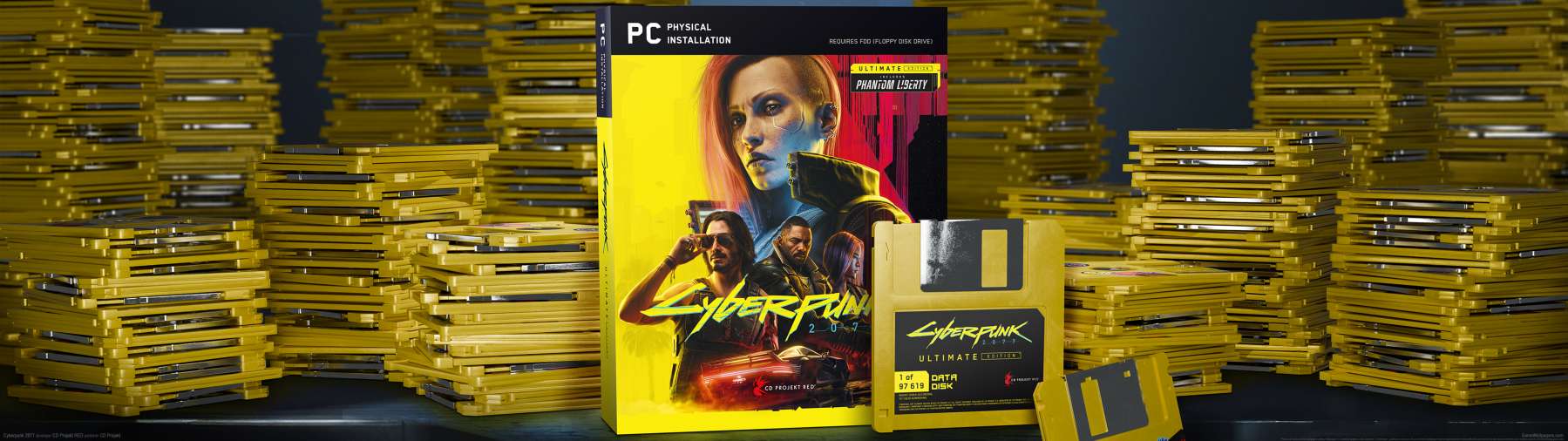 Cyberpunk 2077 superwide achtergrond 70
