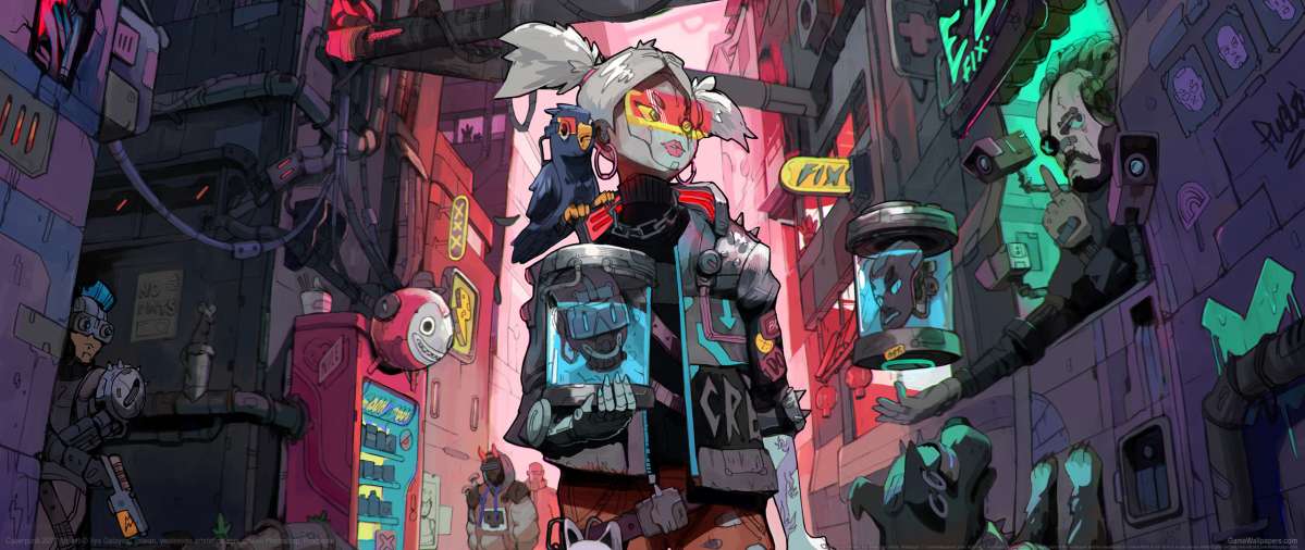 Cyberpunk 2077 fan art achtergrond