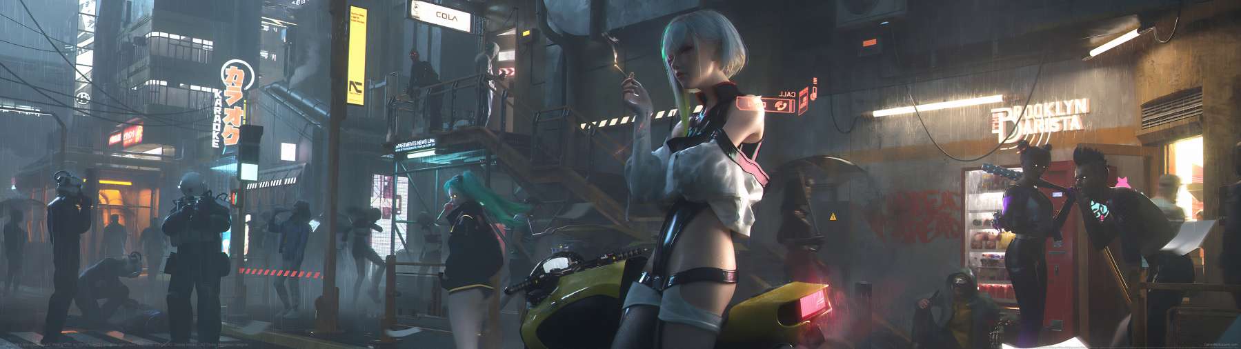 Cyberpunk: Edgerunners fan art achtergrond