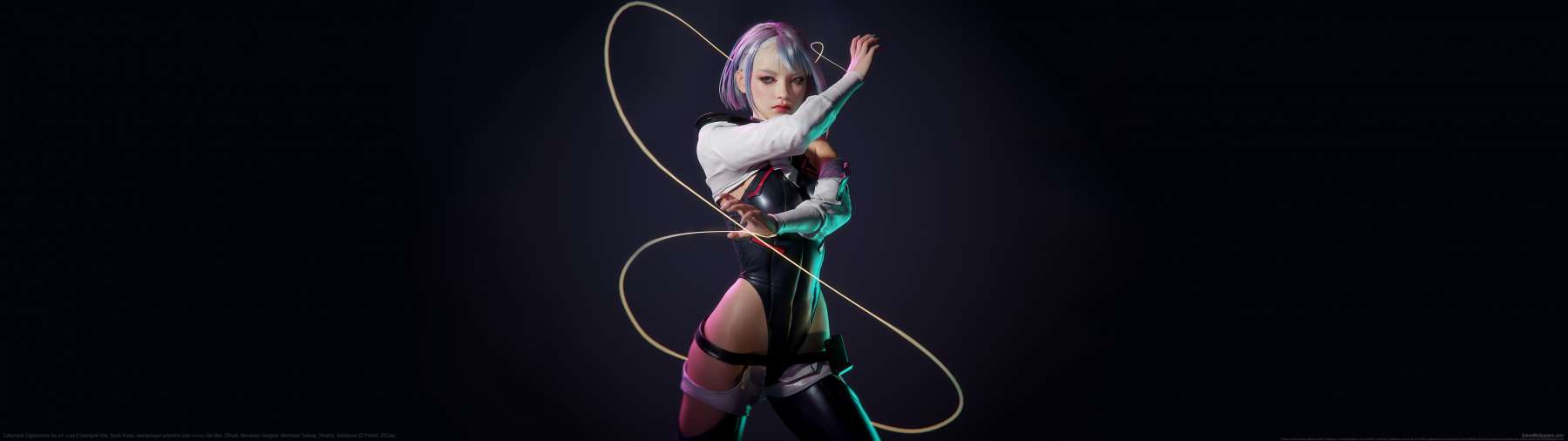 Cyberpunk: Edgerunners fan art superwide achtergrond 04