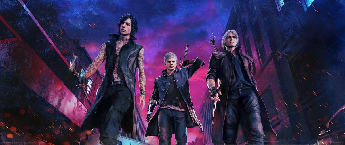 Devil May Cry 5 ultrawide achtergrond 01