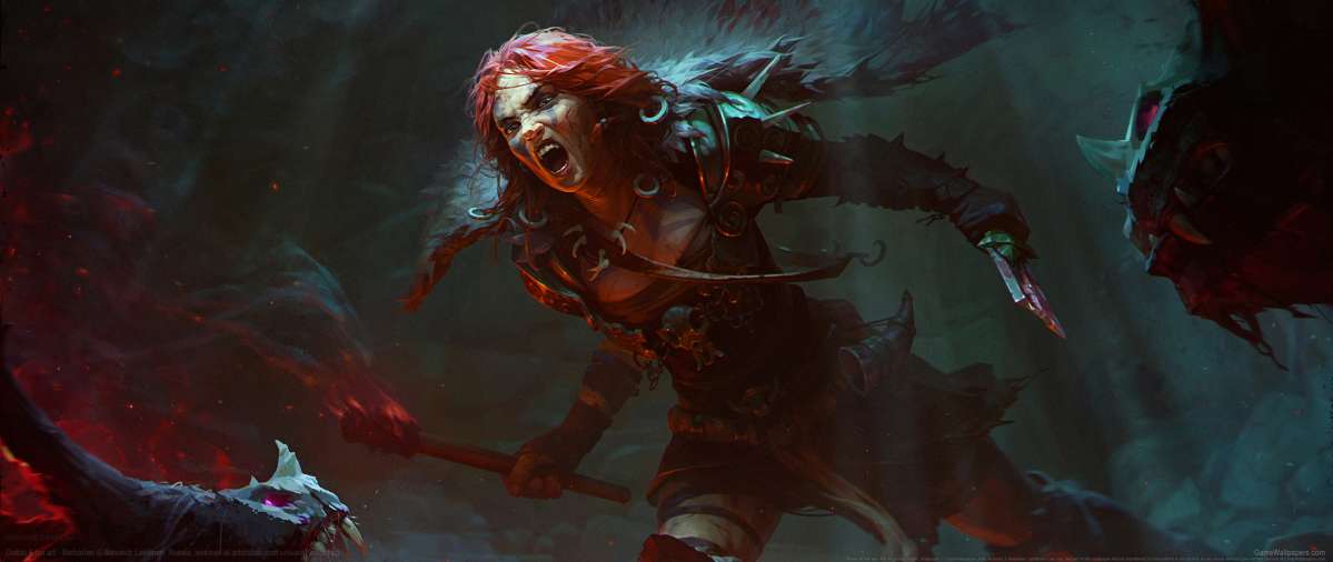 Diablo 4 fan art ultrawide achtergrond 01