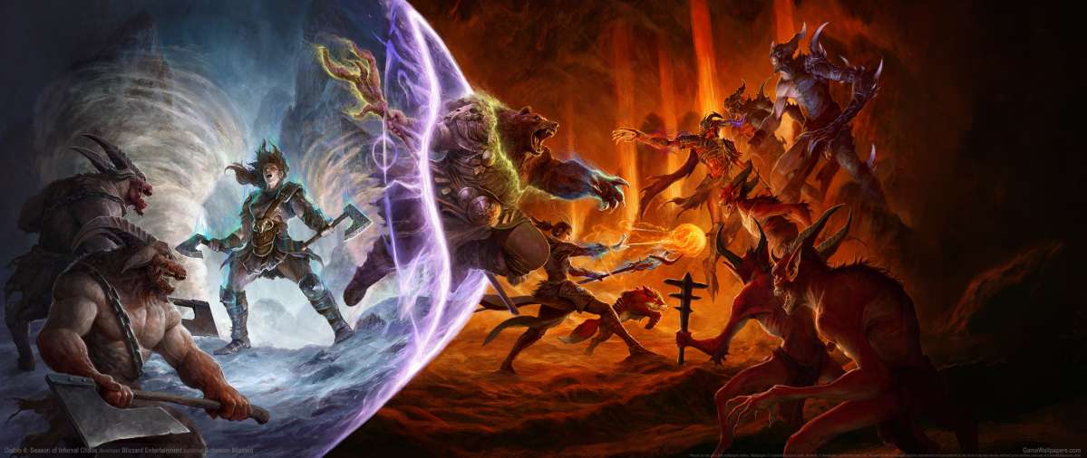 Diablo 4: Season of Infernal Chaos ultrawide achtergrond 01