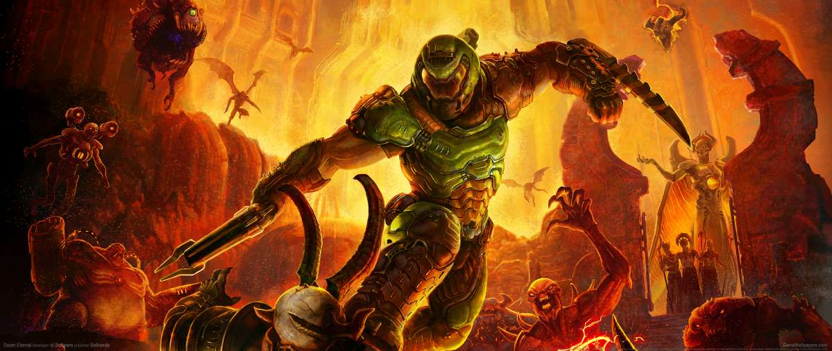Doom Eternal ultrawide achtergrond 06