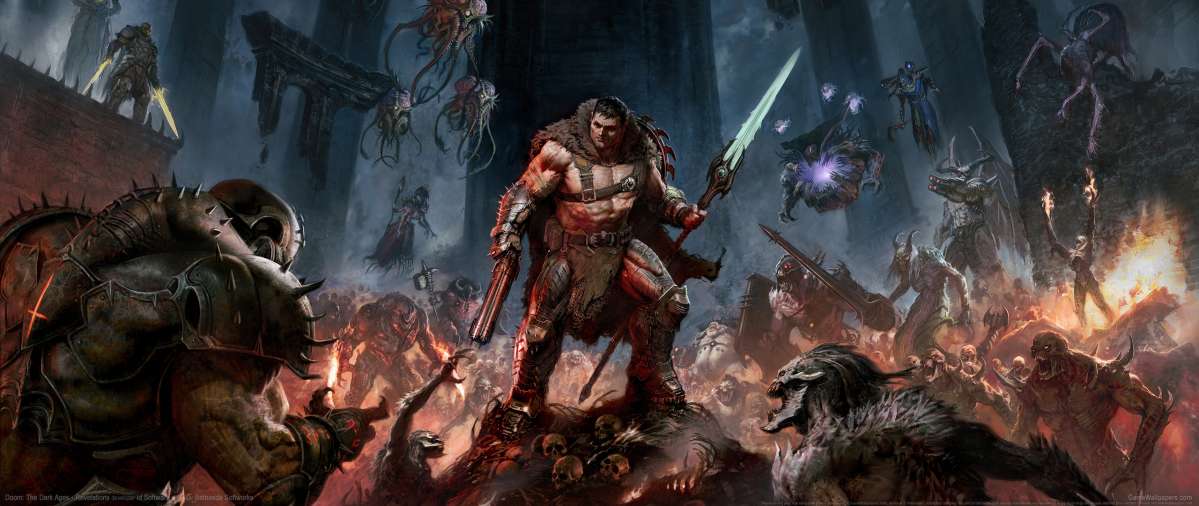 Doom: The Dark Ages - Revelations ultrawide achtergrond 01