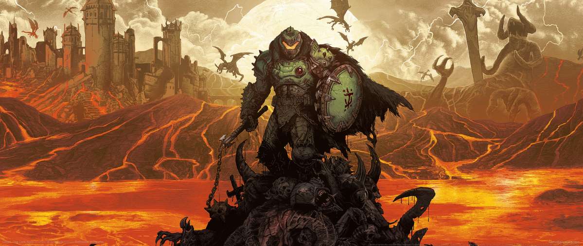 Doom: The Dark Ages ultrawide achtergrond 02