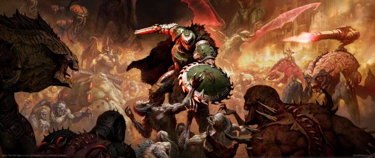 Doom: The Dark Ages ultrawide achtergrond 03