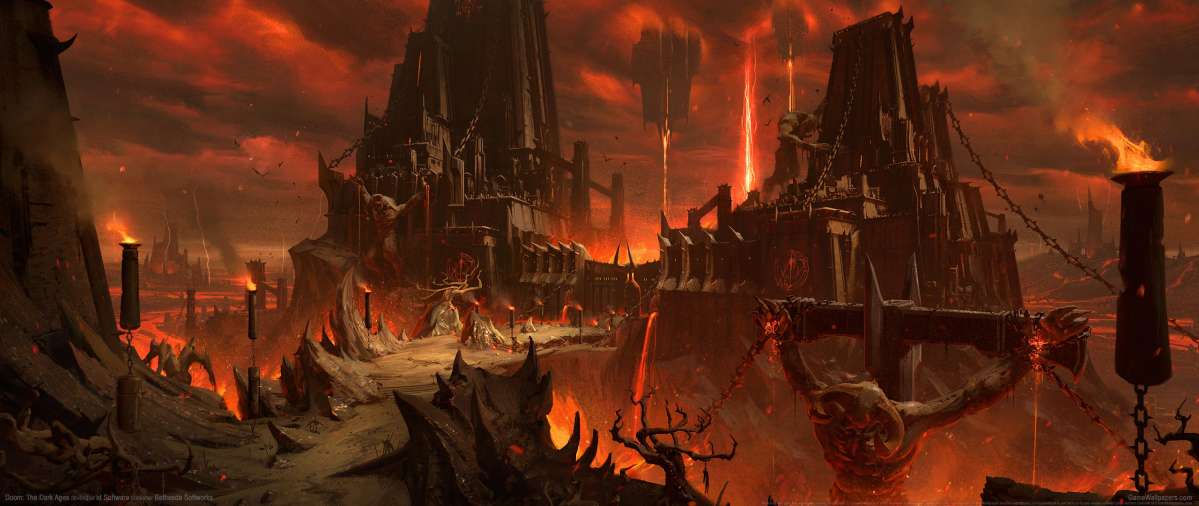 Doom: The Dark Ages ultrawide achtergrond 06