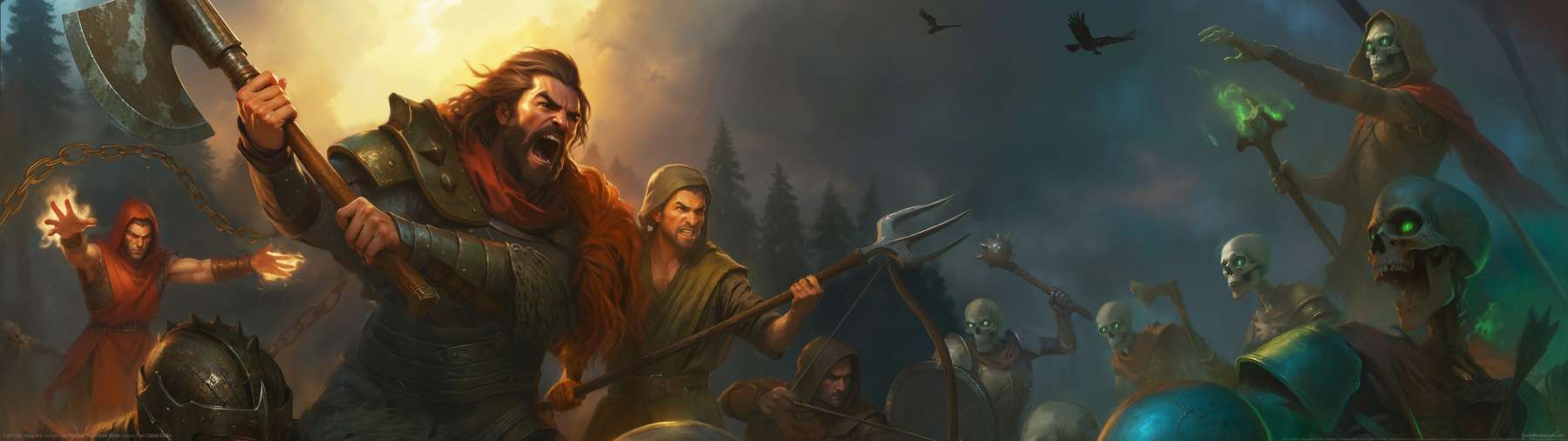 Fight Life: Vanguard superwide achtergrond 01