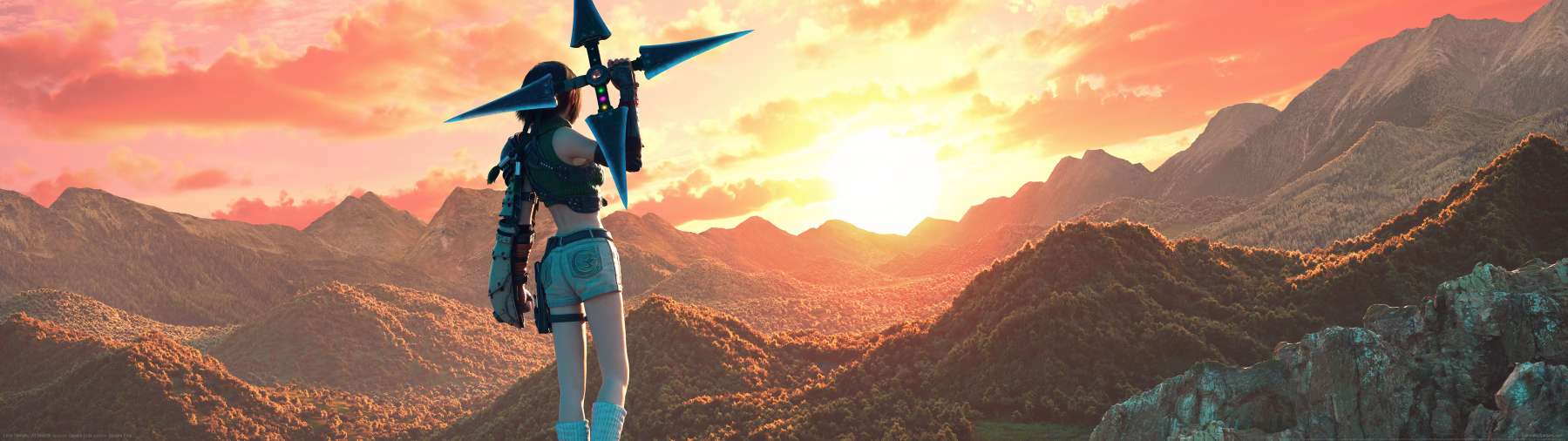 Final Fantasy VII Rebirth superwide achtergrond 01