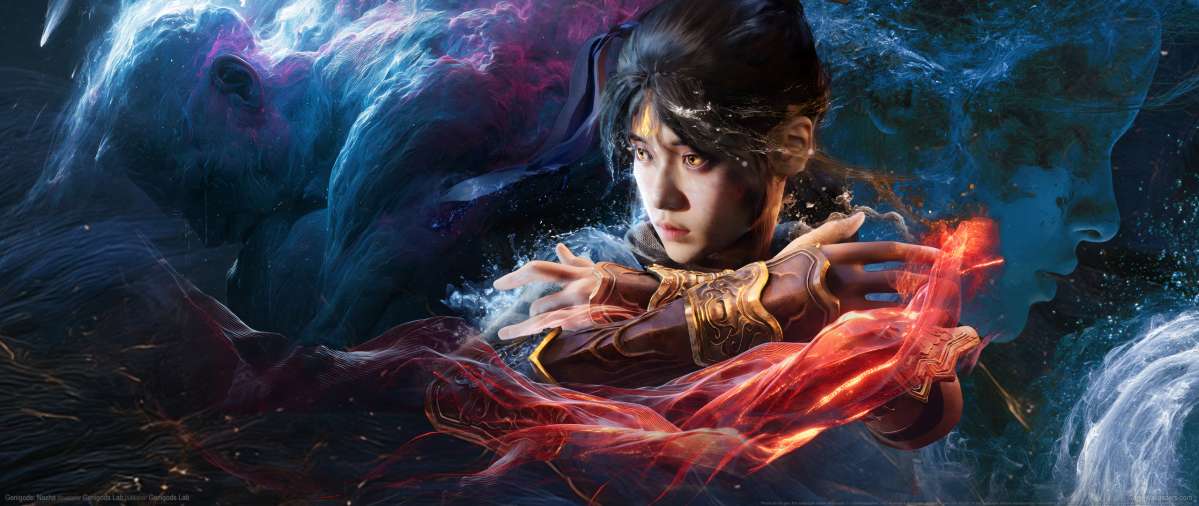 Genigods: Nezha ultrawide achtergrond 01