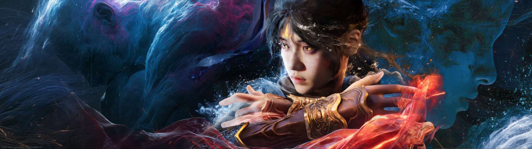 Genigods: Nezha superwide achtergrond 01