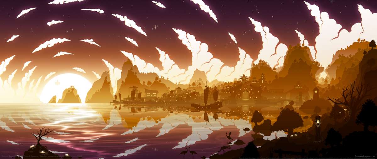 Genshin Impact fan art ultrawide achtergrond 01