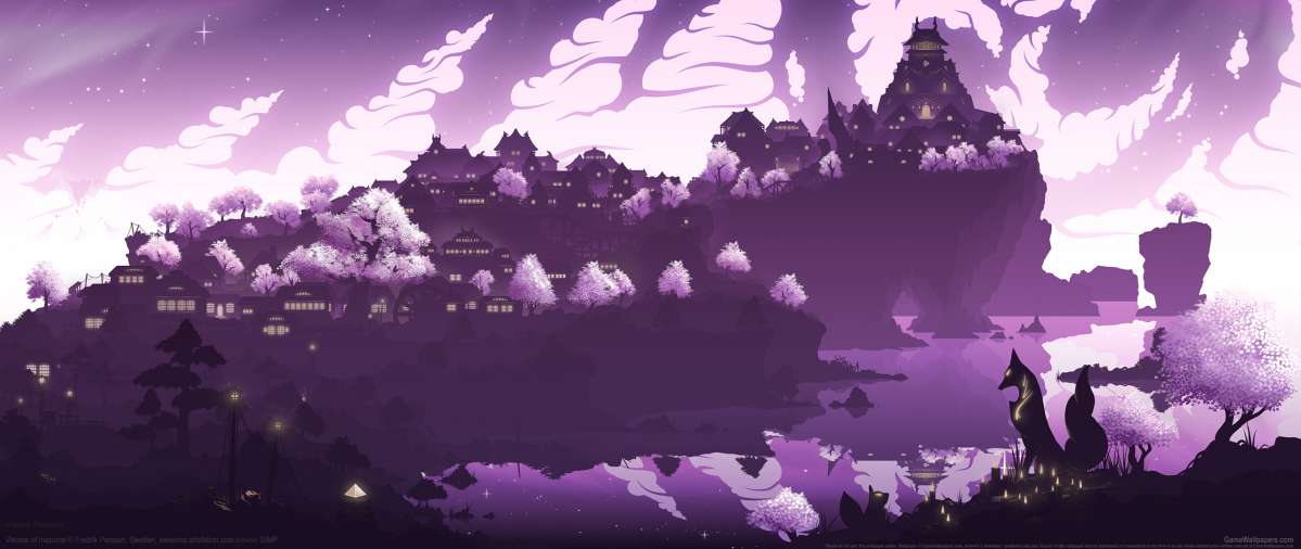 Genshin Impact fan art ultrawide achtergrond 03