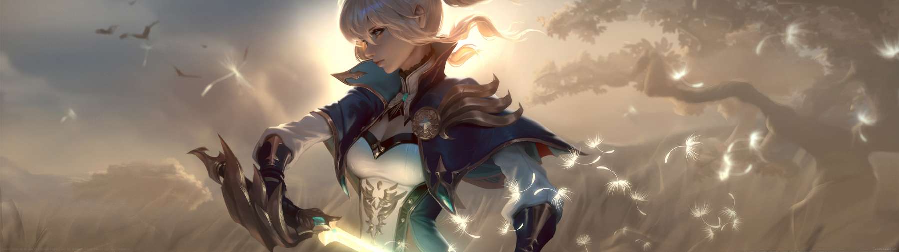 Genshin Impact fan art achtergrond
