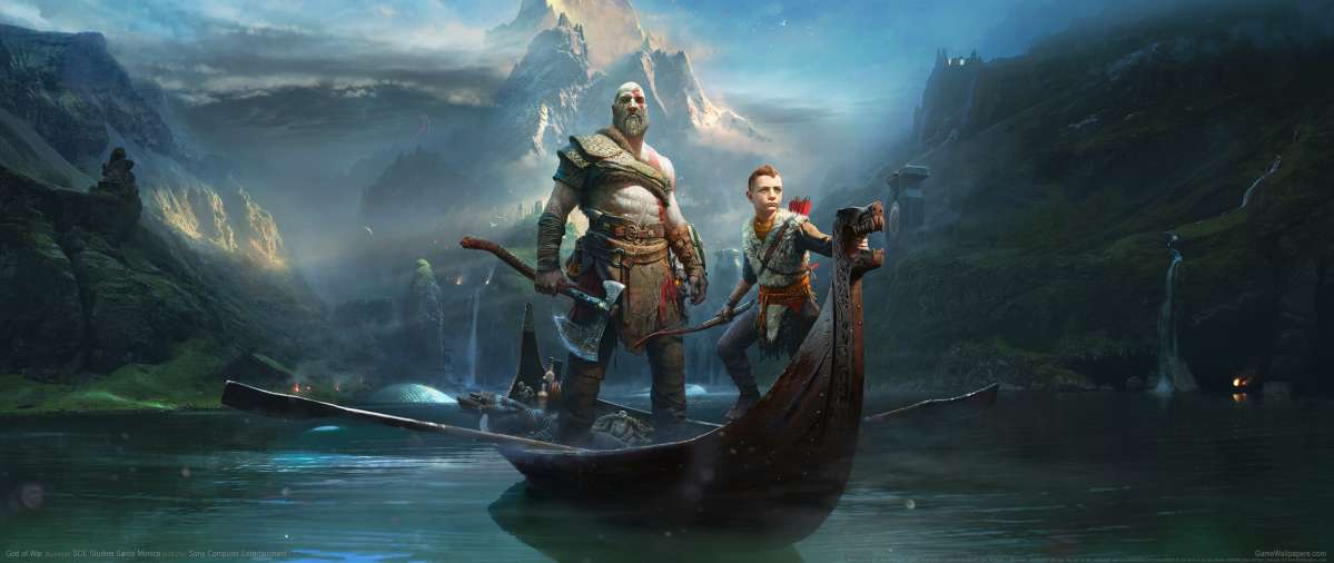 God of War 2017 ultrawide achtergrond 03