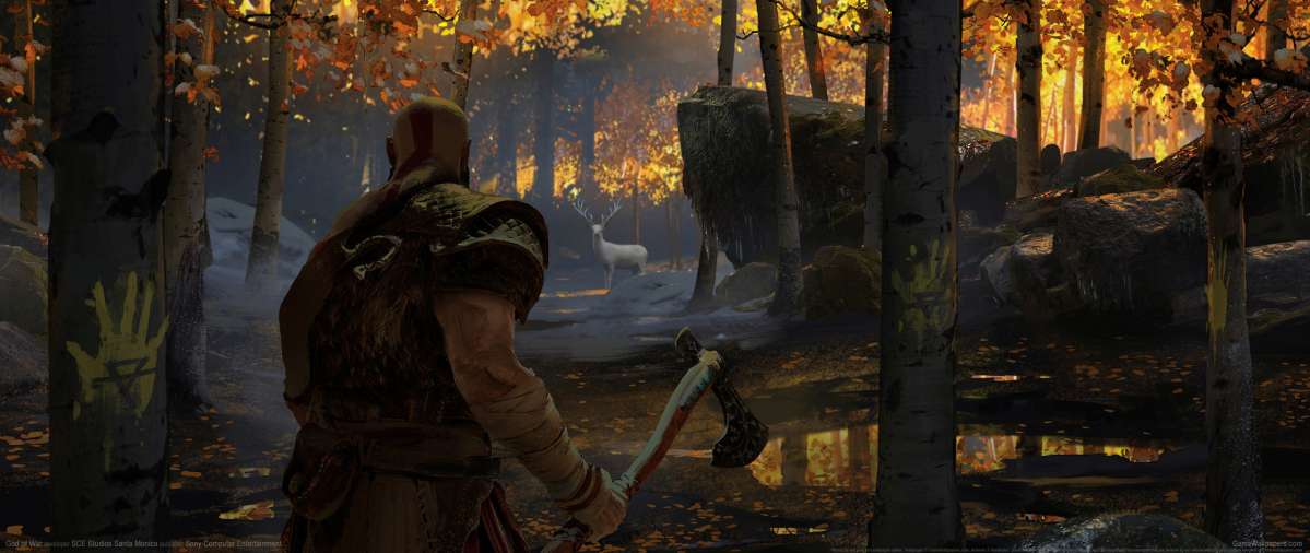 God of War 2017 ultrawide achtergrond 04