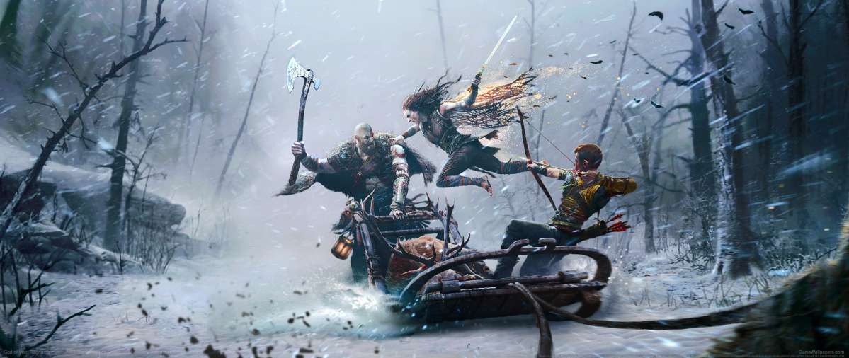 God of War: Ragnarok ultrawide achtergrond 02