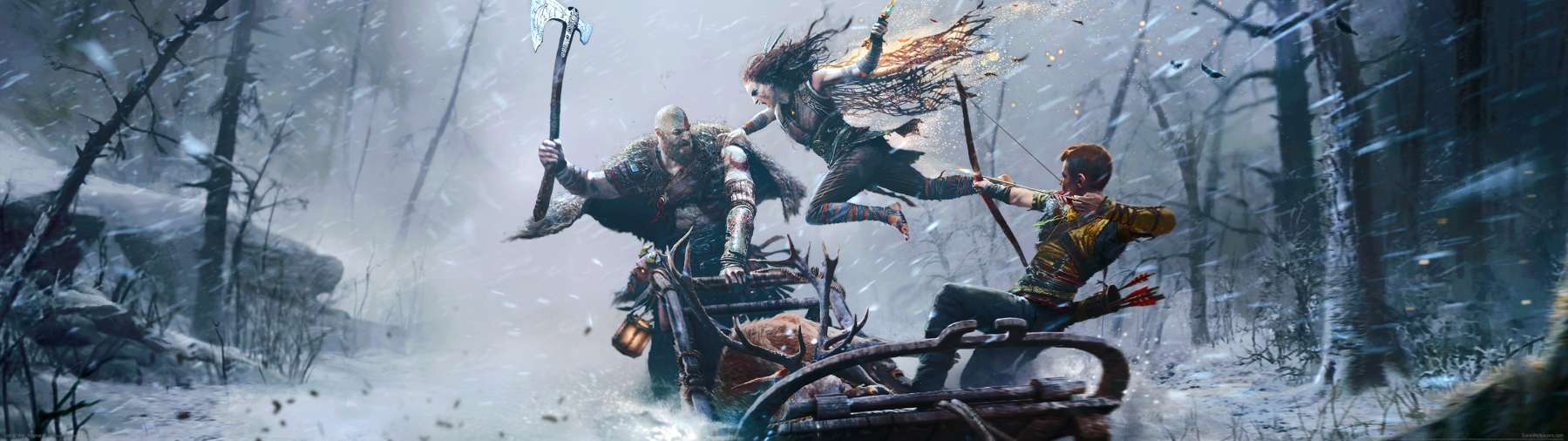 God of War: Ragnarok superwide achtergrond 02