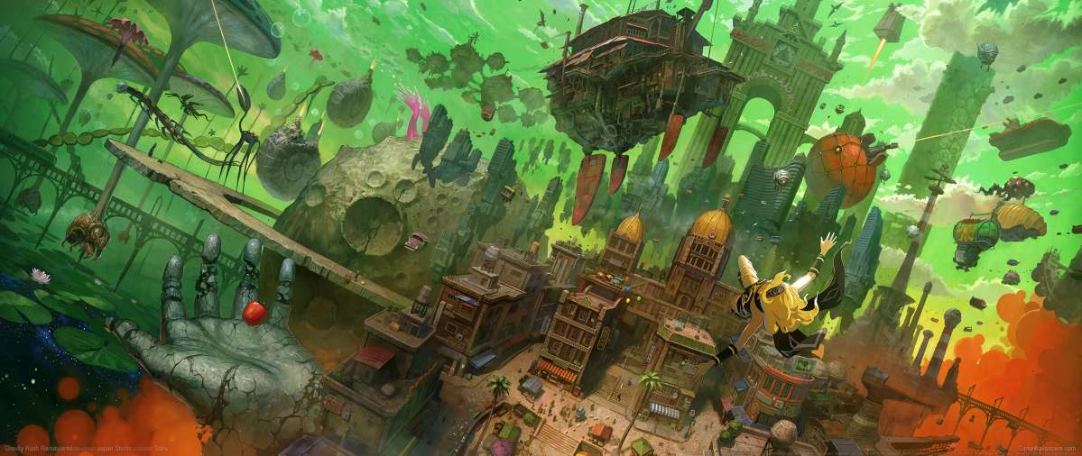 Gravity Rush Remastered ultrawide achtergrond 03