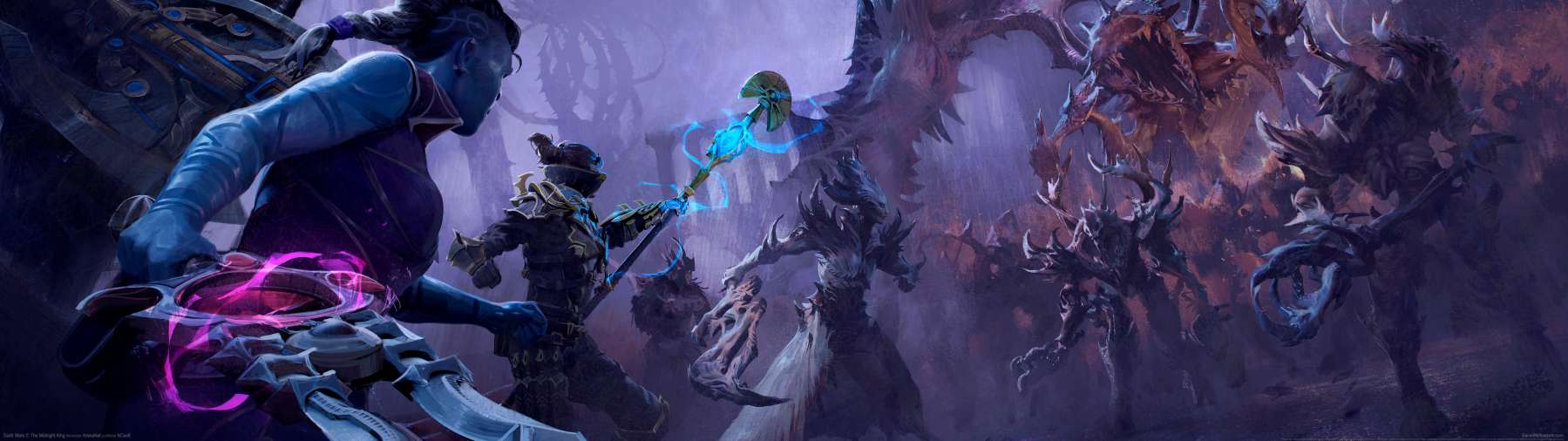 Guild Wars 2: The Midnight King superwide achtergrond 01