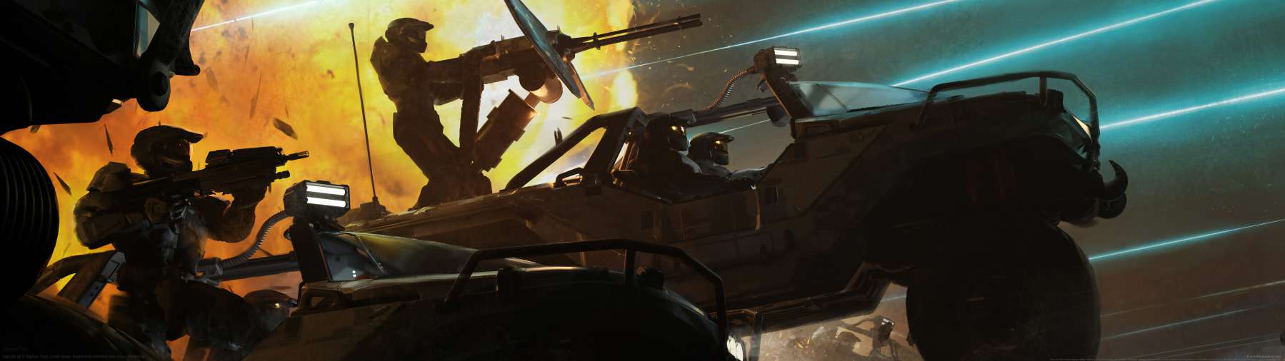 Halo fan art achtergrond