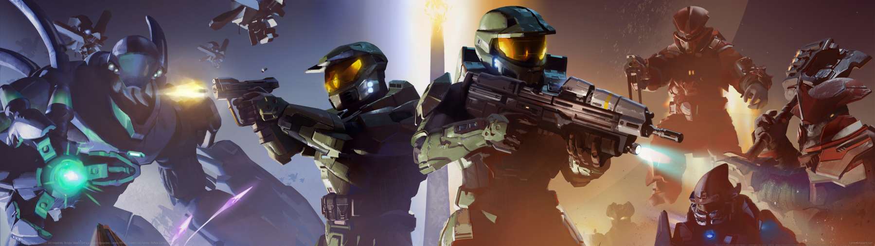 Halo: The Master Chief Collection superwide achtergrond 03