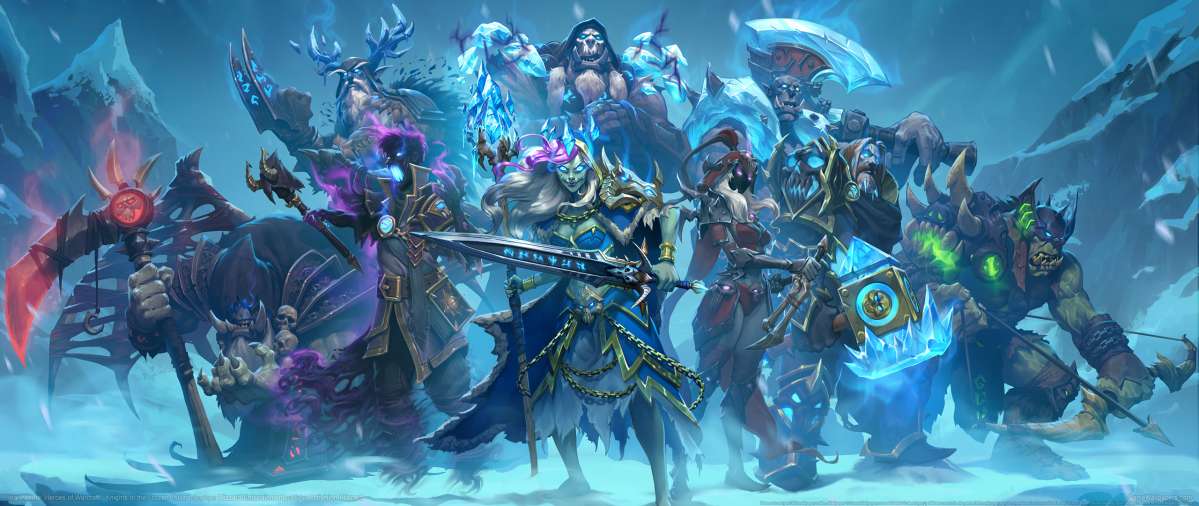 Hearthstone: Heroes of Warcraft - Knights of the Frozen Throne achtergrond