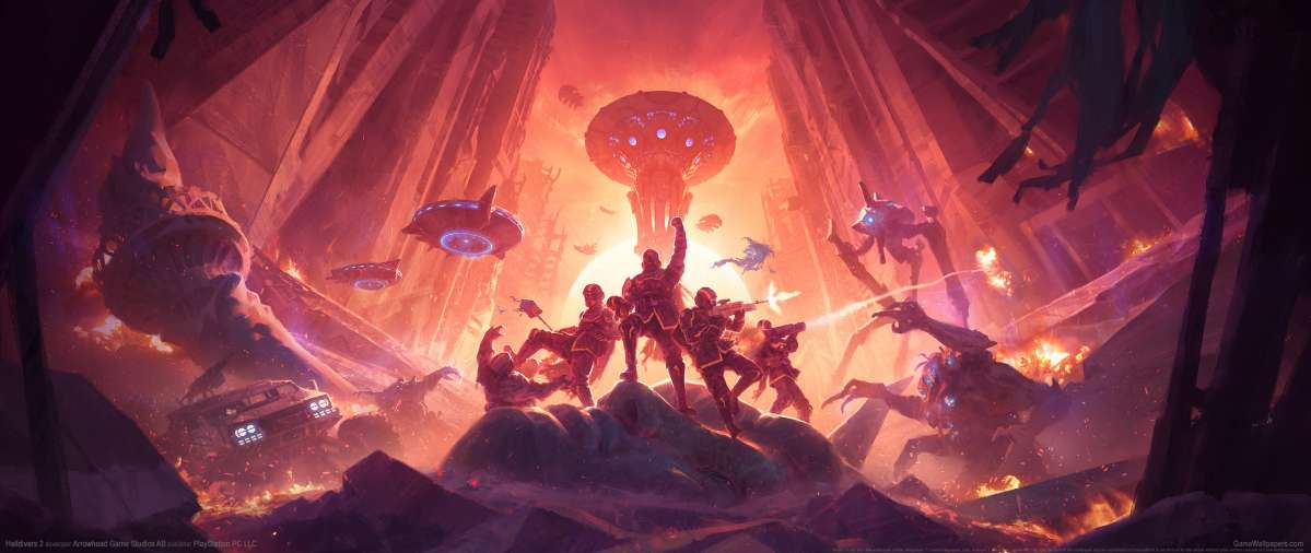 Helldivers 2 ultrawide achtergrond 08