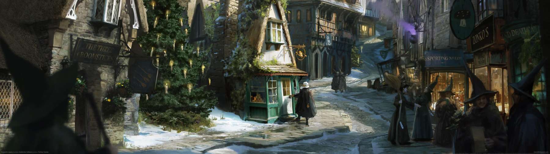 Hogwarts Legacy superwide achtergrond 03