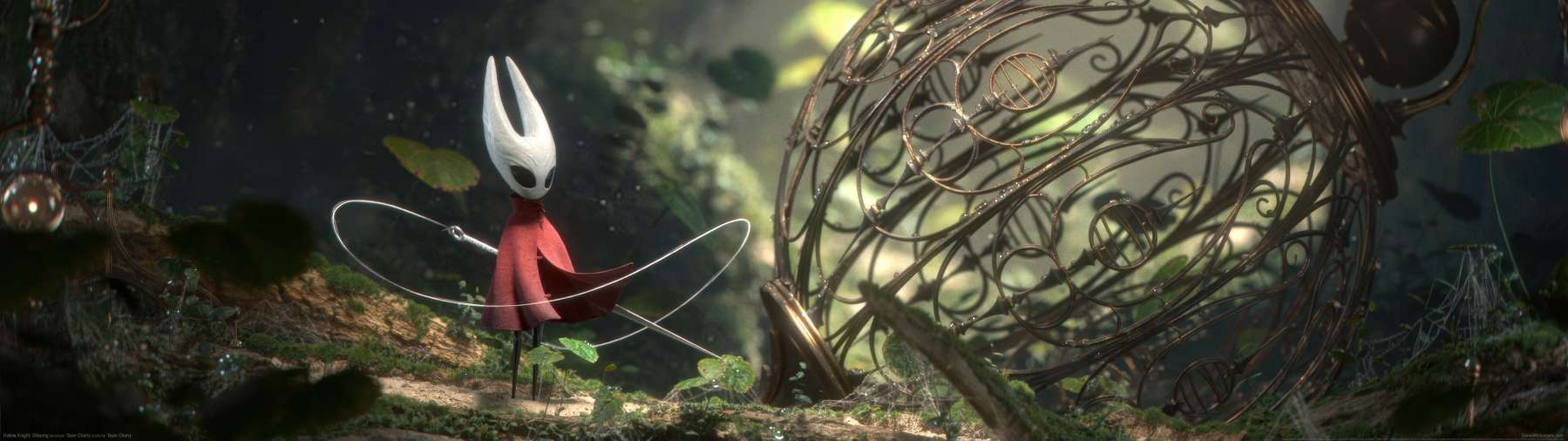 Hollow Knight: Silksong fan art superwide achtergrond 01