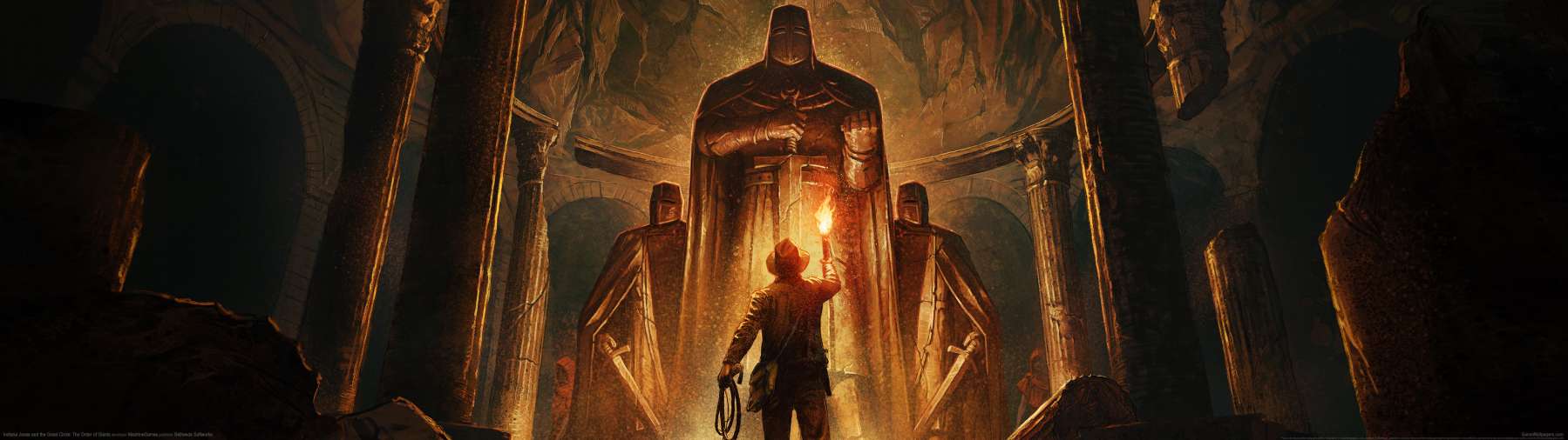 Indiana Jones and the Great Circle: The Order of Giants superwide achtergrond 01