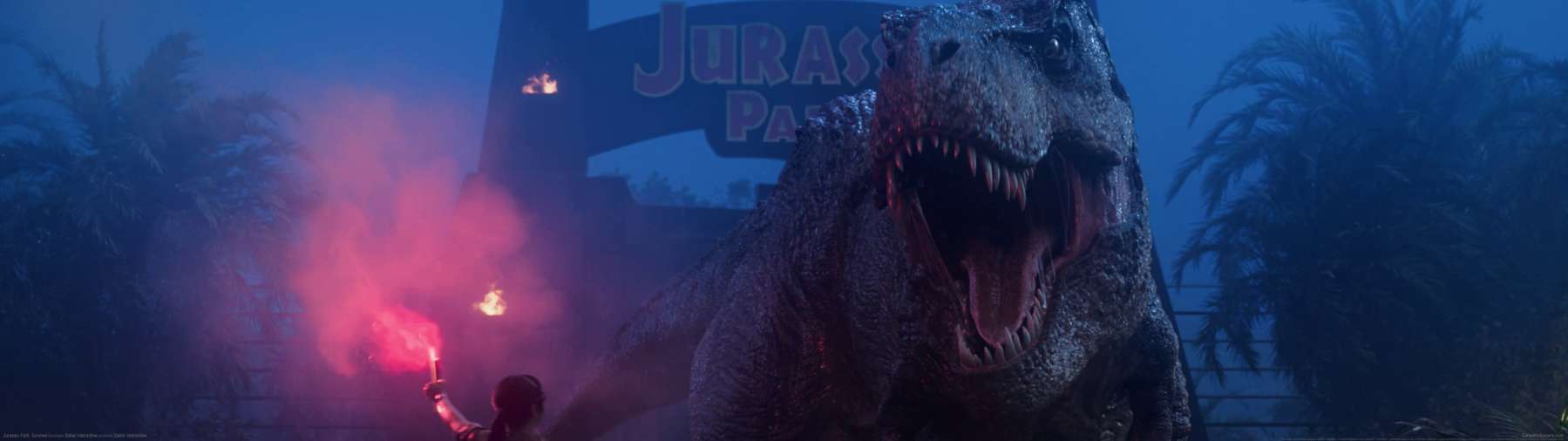 Jurassic Park: Survival superwide achtergrond 01