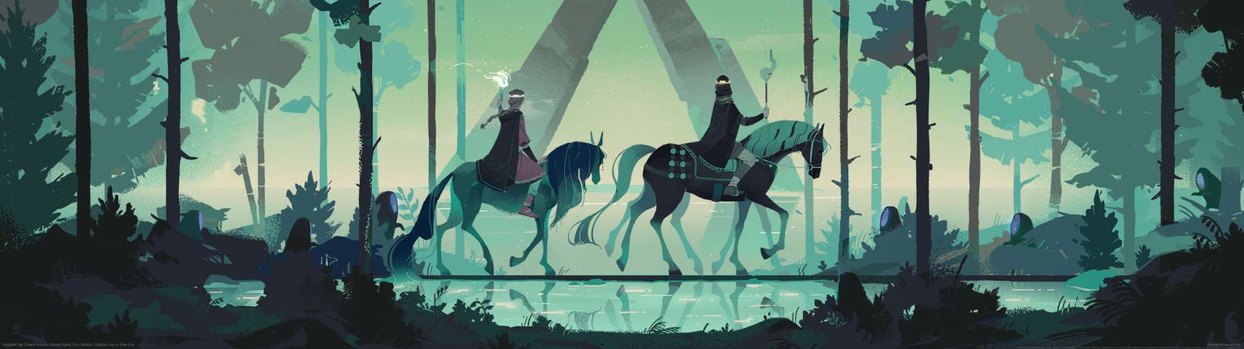 Kingdom Two Crowns achtergrond