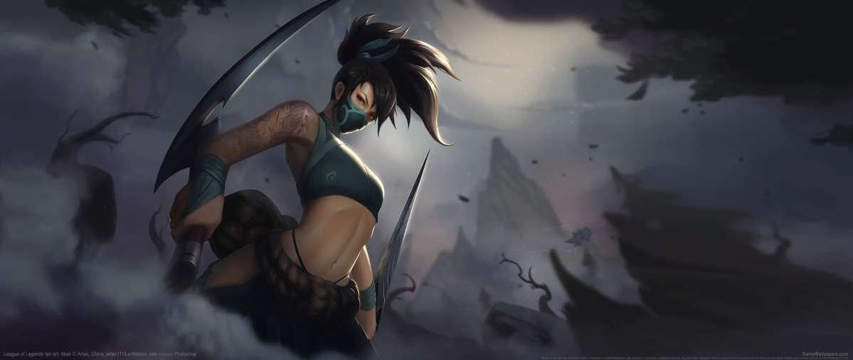 League of Legends fan art ultrawide achtergrond 17