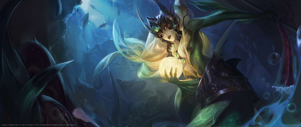 League of Legends fan art ultrawide achtergrond 18