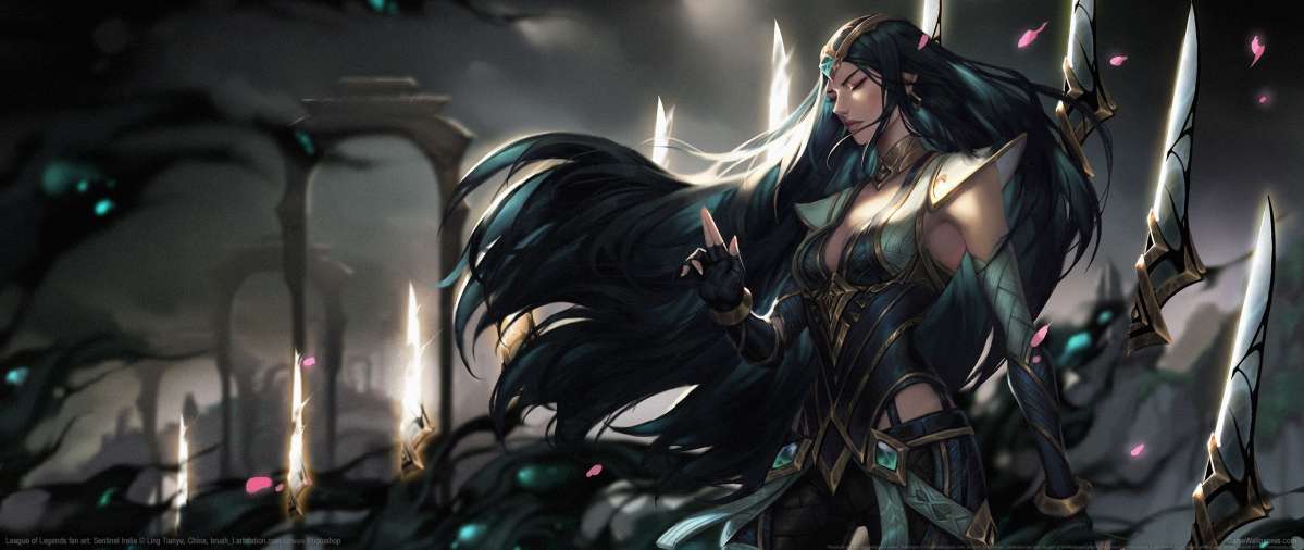 League of Legends fan art ultrawide achtergrond 19