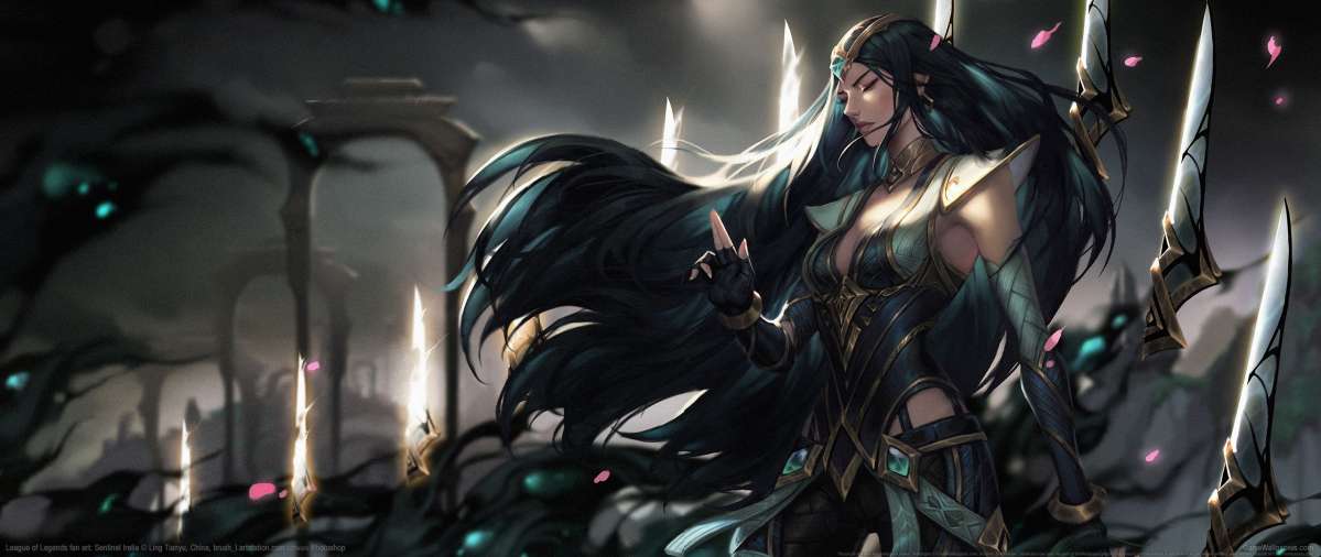 League of Legends fan art achtergrond