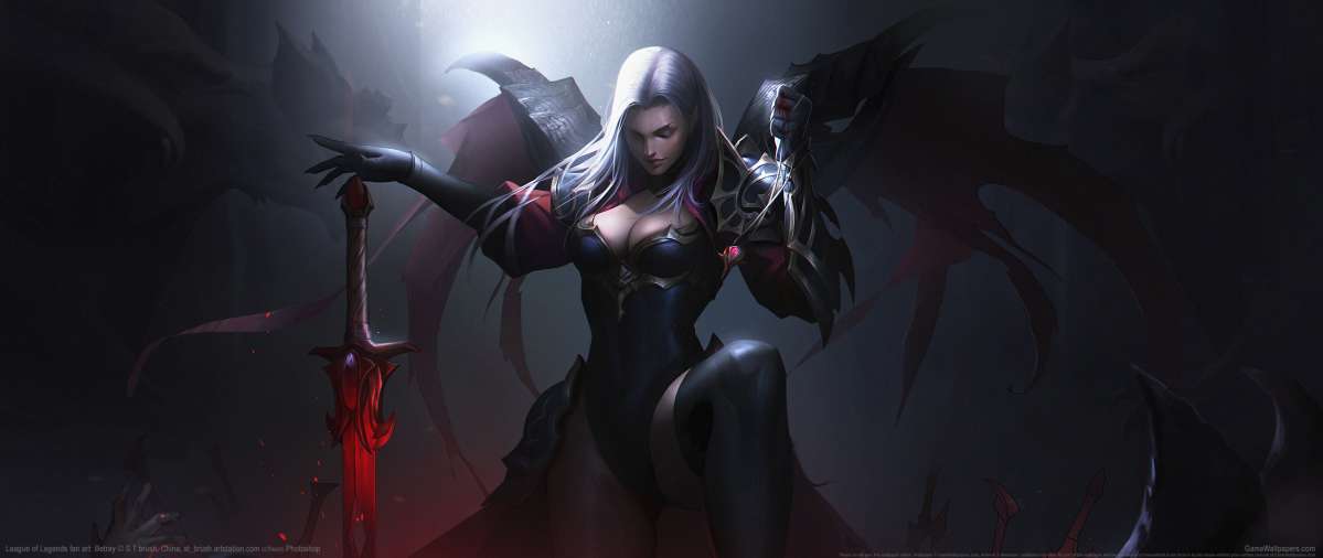 League of Legends fan art ultrawide achtergrond 22