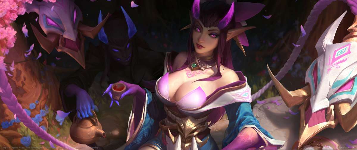 League of Legends fan art ultrawide achtergrond 26