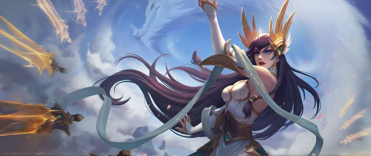 League of Legends fan art ultrawide achtergrond 27