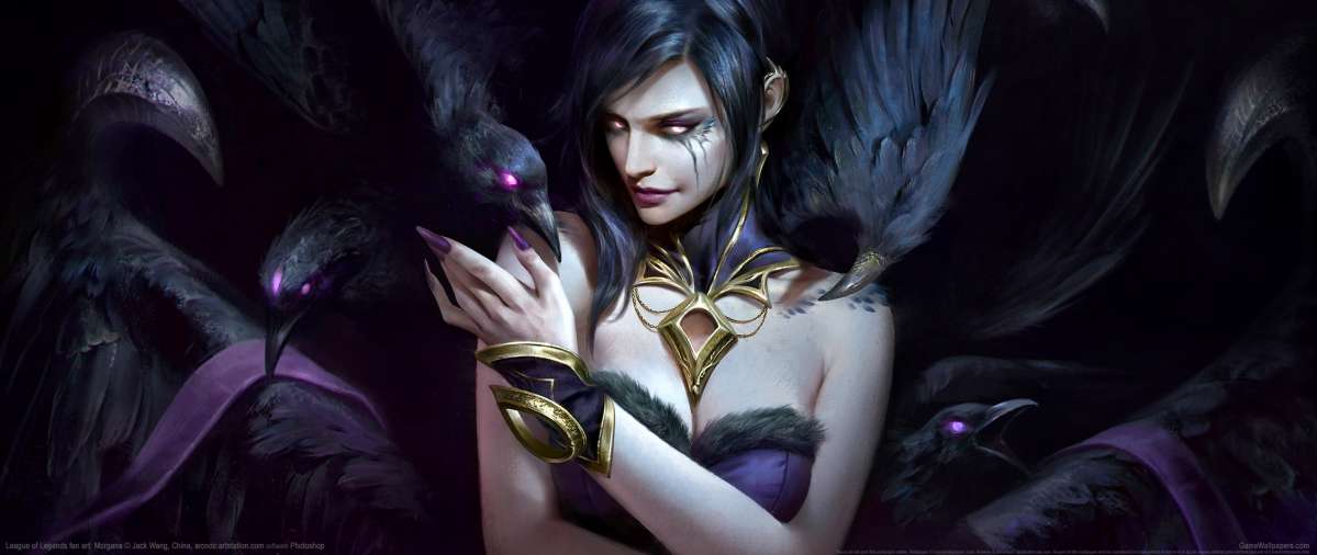 League of Legends fan art ultrawide achtergrond 30