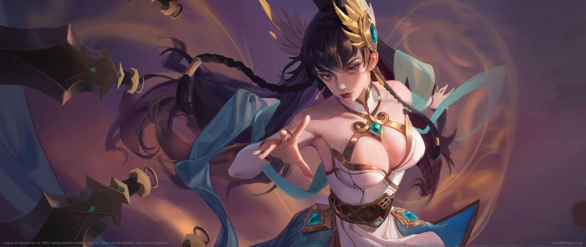 League of Legends fan art ultrawide achtergrond 32