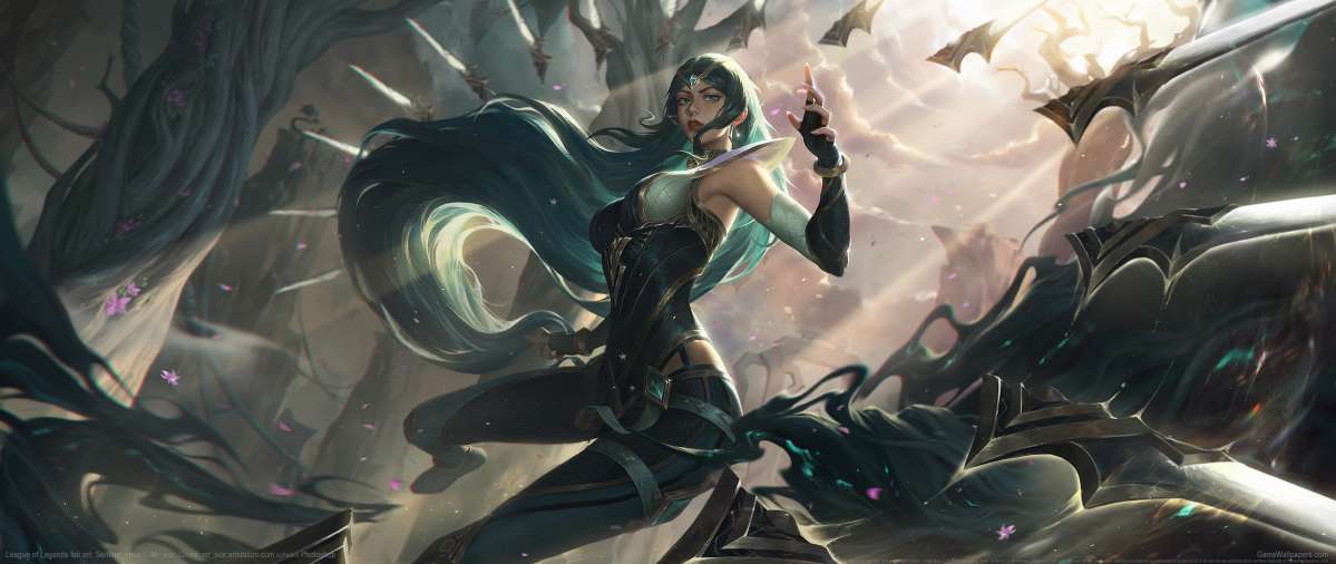 League of Legends fan art ultrawide achtergrond 36