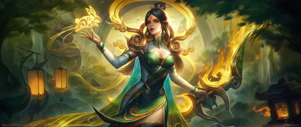 League of Legends fan art ultrawide achtergrond 45