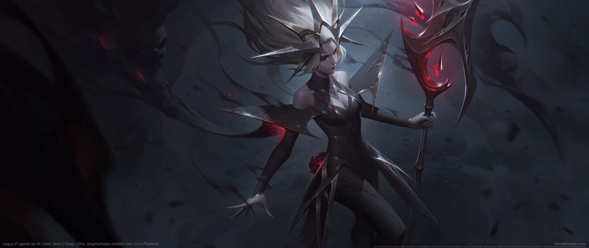 League of Legends fan art achtergrond
